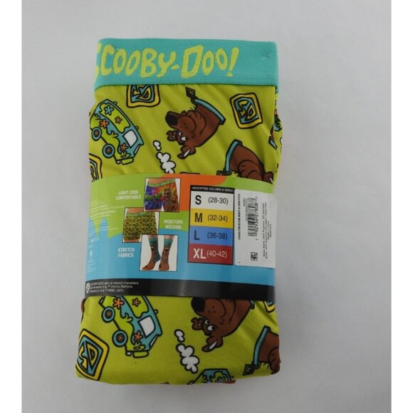 New Scooby Doo Mens Boxer Brief  Crew Sock Set Size Large Ruh Roh 3Pc Mystry Mac - Picture 4 of 6